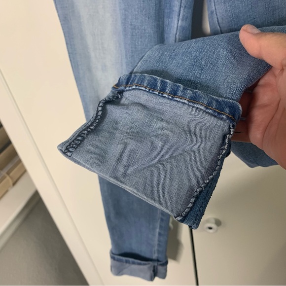 Girl’s Cuffed Skinny Hudson Jeans - Picture 4 of 11